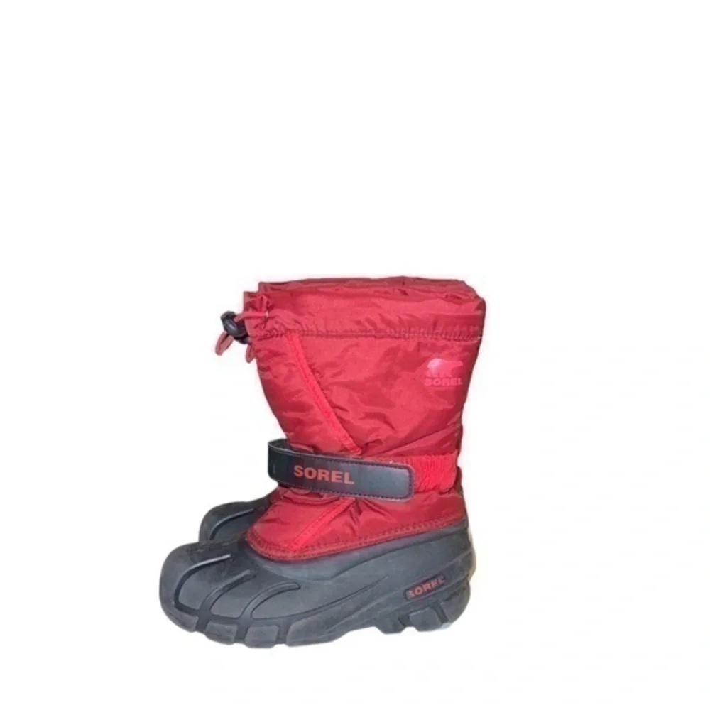 Sorel Flurry Red & Black Winter Snow Boots‎